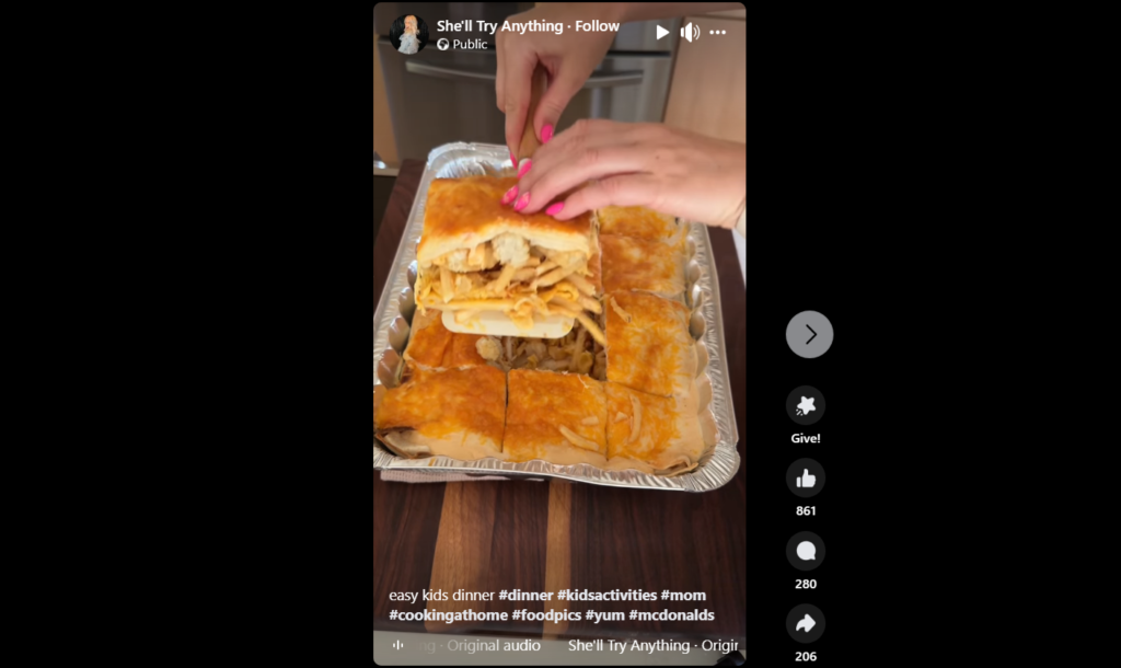 An image showing a woman preparing food